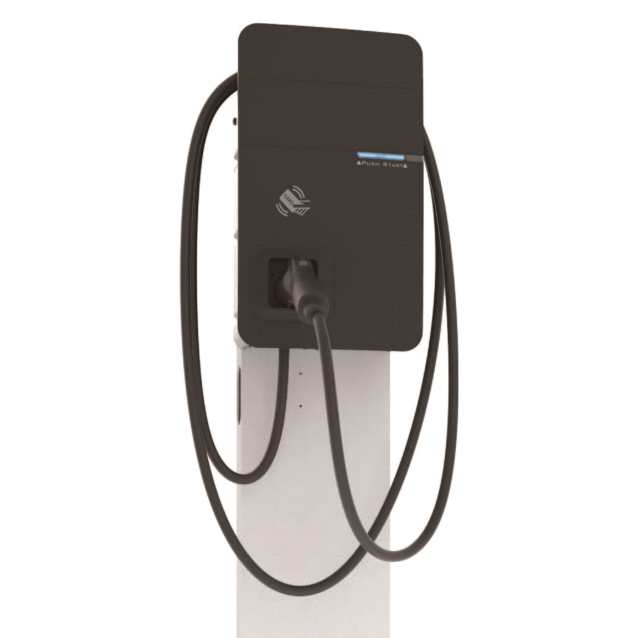 Buy EV Charger MES ZR Series 48A Level 2 RFID Access w/Pedestal