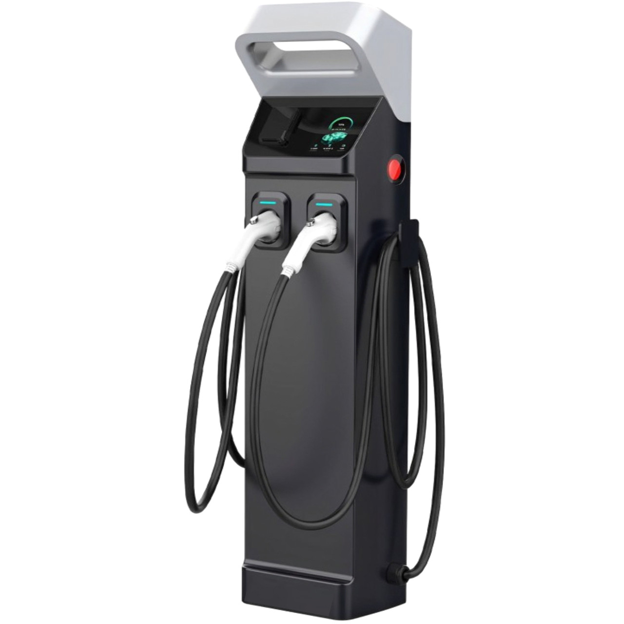Buy EV Charger MES TS Series 160A (2x80A) Level 2 RFID Access Dual Port & Pedestal Unit