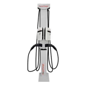 Buy EV’s Chargers PowerCharge Energy 48A Level 2 RFID Access w/Dual Units & Retractor Pedestal