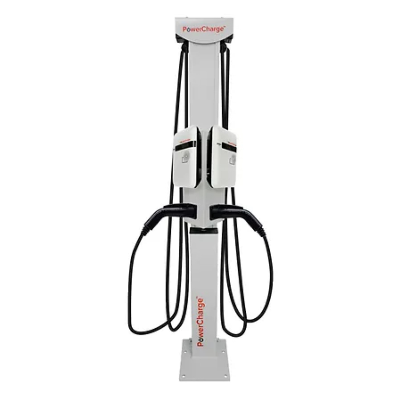 Buy EV’s Chargers PowerCharge Energy 48A Level 2 RFID Access w/Dual Units & Retractor Pedestal