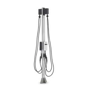 Buy EV's Chargers EvoCharge iEVSE Plus 32A Level 2 RFID Access w/Dual Units, Pedestal & Retractors